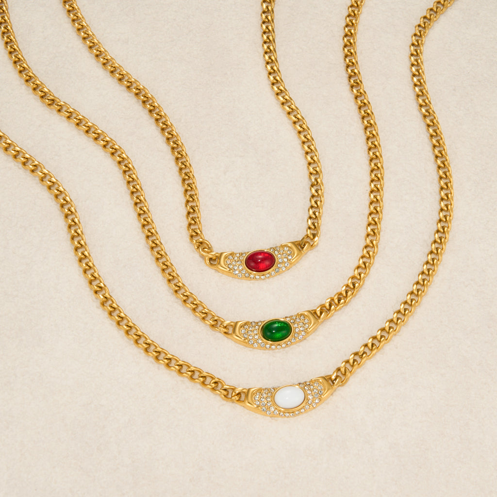 Vintage Gemstone Necklace