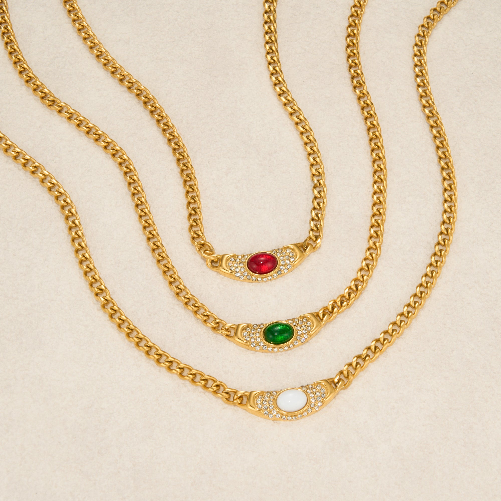 Vintage Gemstone Necklace