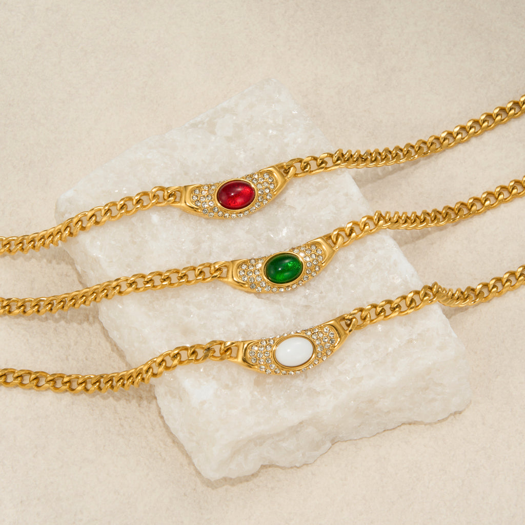 Vintage Gemstone Necklace